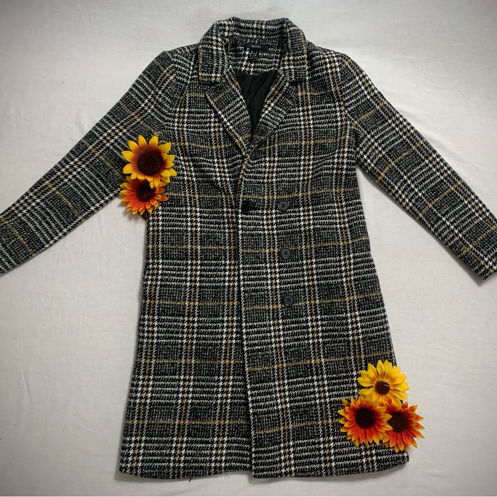 Forever 21 Plaid Coat!